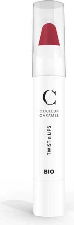 Buzëkuq Couleur Caramel Twist & Lips 404 Rosy Red unisex 1 copë