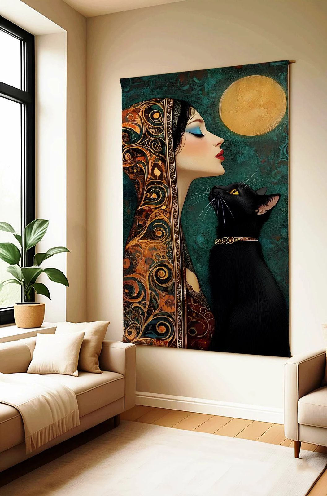 Pikturë dekorative poliestër, Wallity Polybaby 33, 145x200 cm