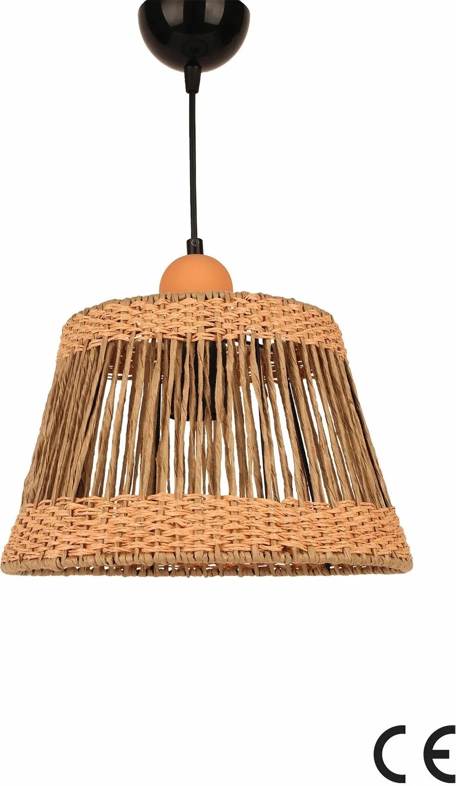 Llambë tavani Opviq, kapak rafie, portokalli, BK053 Llambë tavani Opviq, kapak rafie, portokalli, BK053