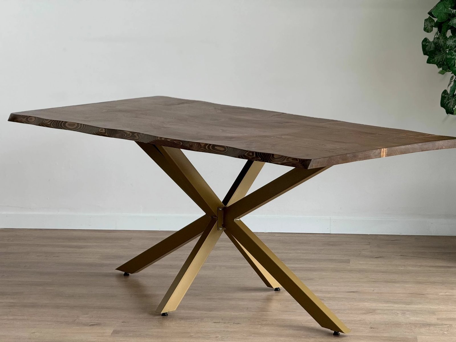 Këmbë metalike për tavolinë, ngjyrë ari, Skye Decor, Ahtapot