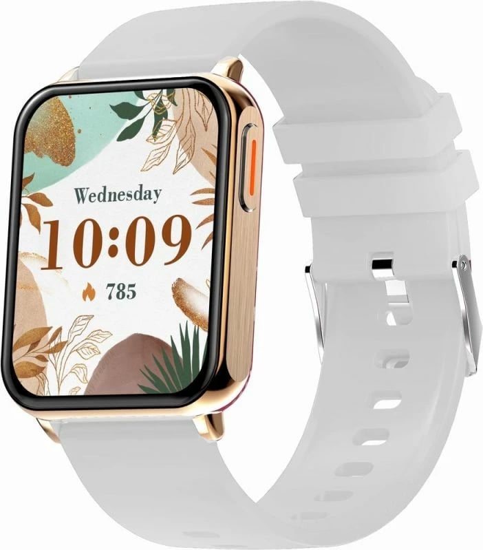 Smartwatch Gravity për femra, gri/rozë gold