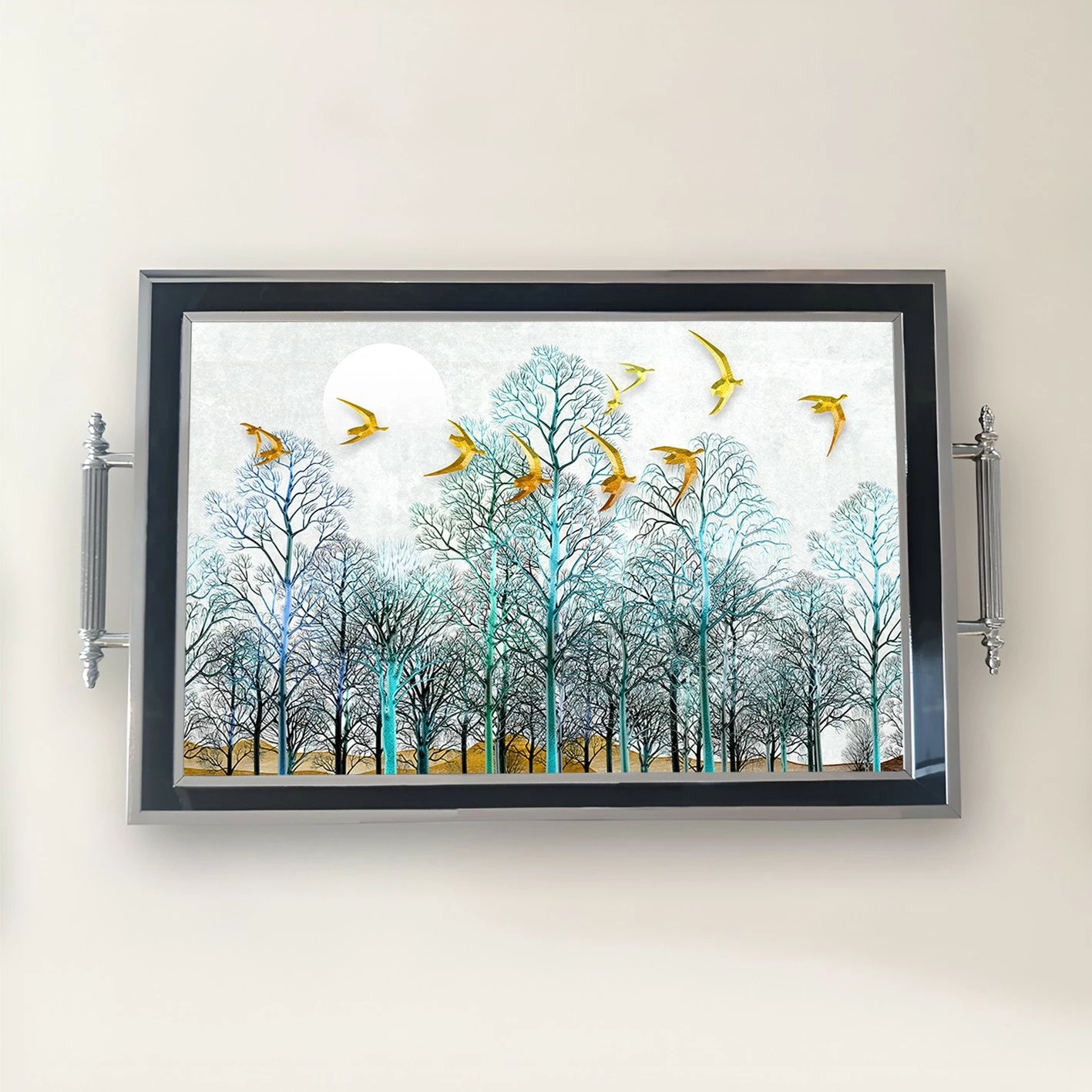 Tabaka qelqi me dizajn Aberto, TPG9940, shumëngjyrëshe Tabaka qelqi me dizajn Aberto, TPG9940, shumëngjyrëshe