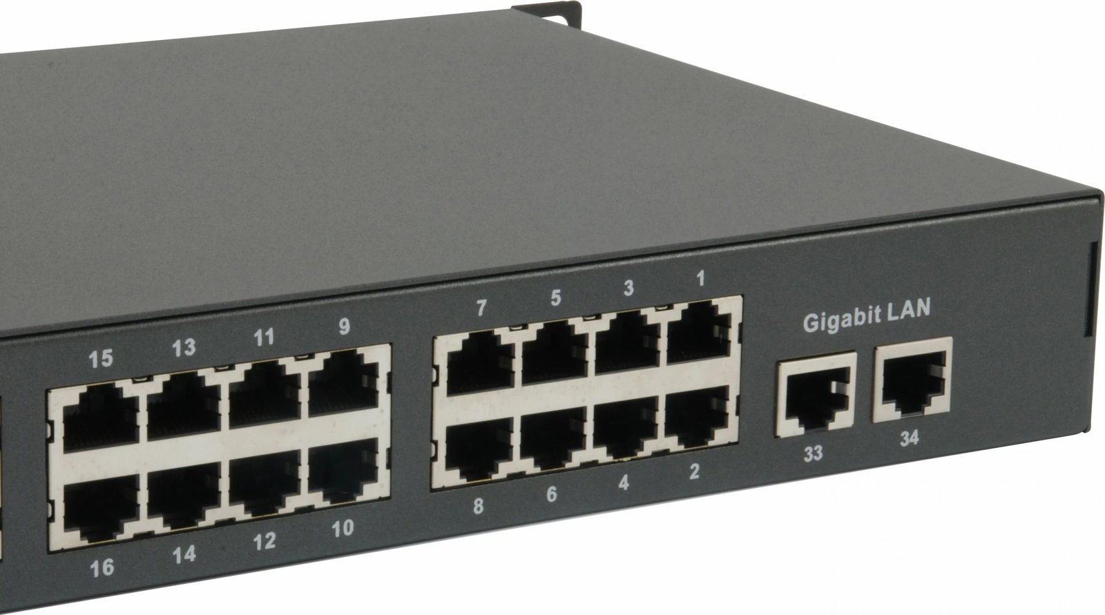 Switch LevelOne FGP-3400, 34 porta, 32 PoE, 2x Gigabit, 630W, rackmount, i zi