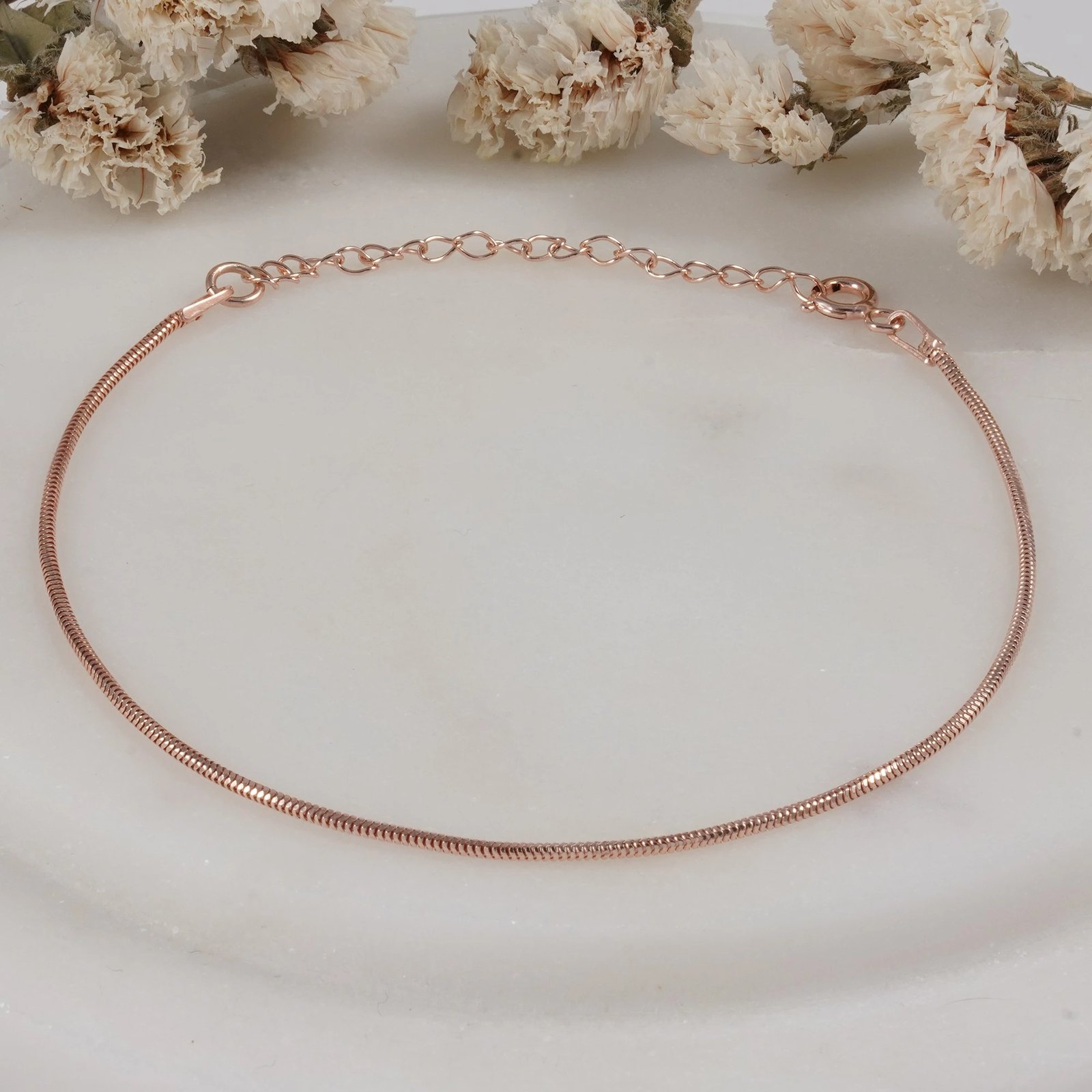 Byzylyk argjendi, ngjyrë rozë e artë, Jumeon, 10518ROS