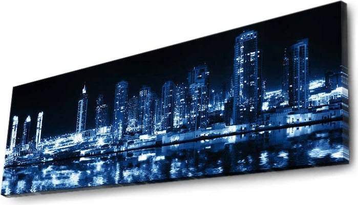 Pikturë dekorative me LED, shumëngjyrëshe, 30x90cm, 3090DACT-6