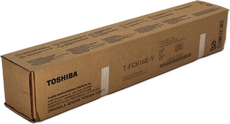 Toner Toshiba T-FC616E-Y (TFC616EY) rendiment rreth 24,000 faqe origjinal, e verdhë