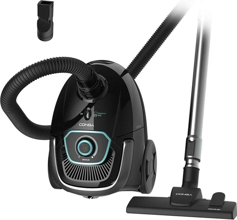 Fshesë me qese Cecotec Conga Powerbag 2500 Plus, 2L, e zezë