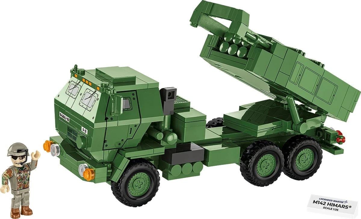 Set ndërtimi COBI M142 HIMARS, 621 copa, Jeshile