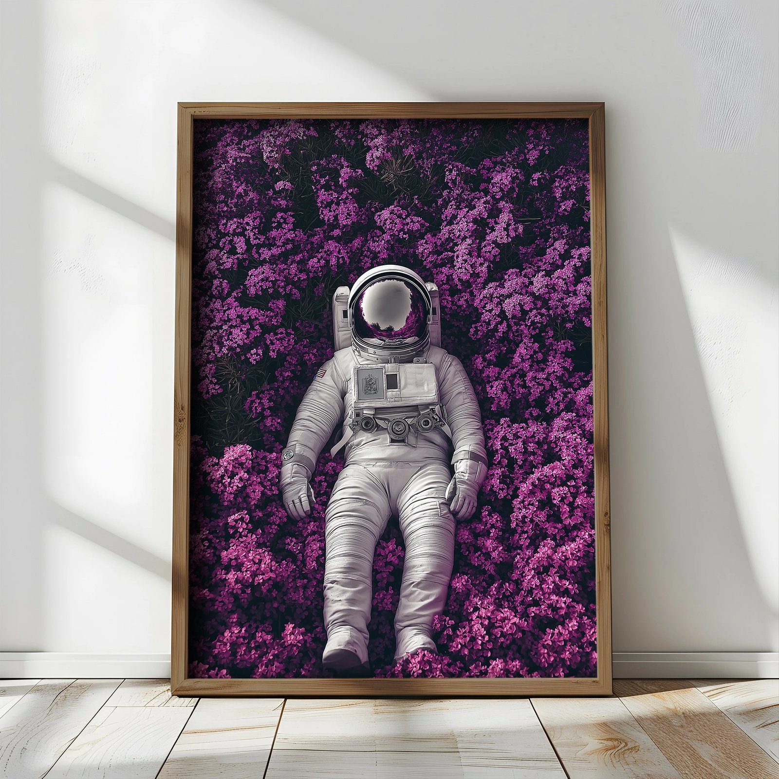 Pikturë dekorative me kornizë MDF, Wallity, shumëngjyrëshe, TUN003-L, 35x47x2 cm