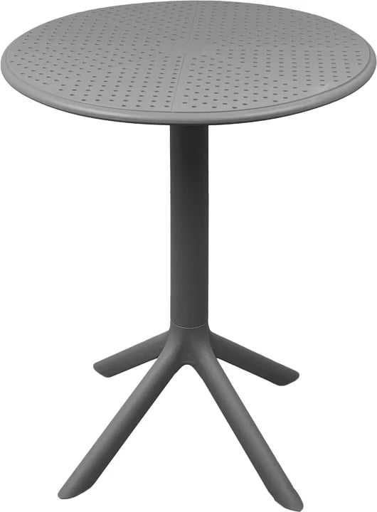 Tavolinë Merkon pp, ngjyrë antracit, D60x75cm