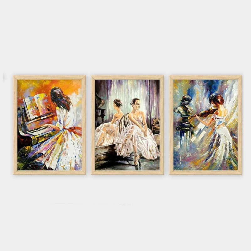 Pikturë dekorative me kornizë (3 copë), Wallity, 3NTC_1176959_3545