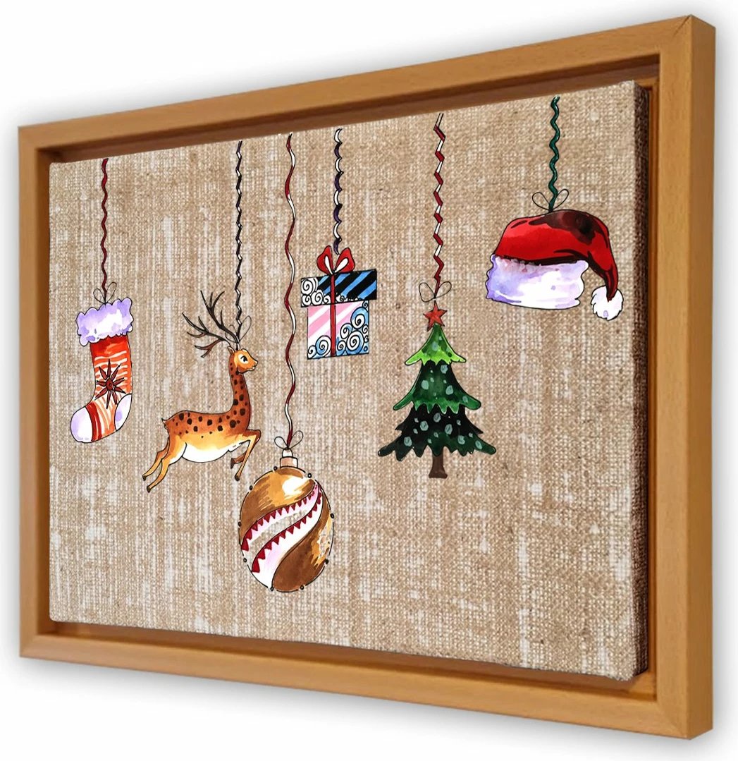 Pikturë dekorative në kanavacë me kornizë, shumëngjyrëshe, Wallity, NLJ800828_3646, 36x46cm