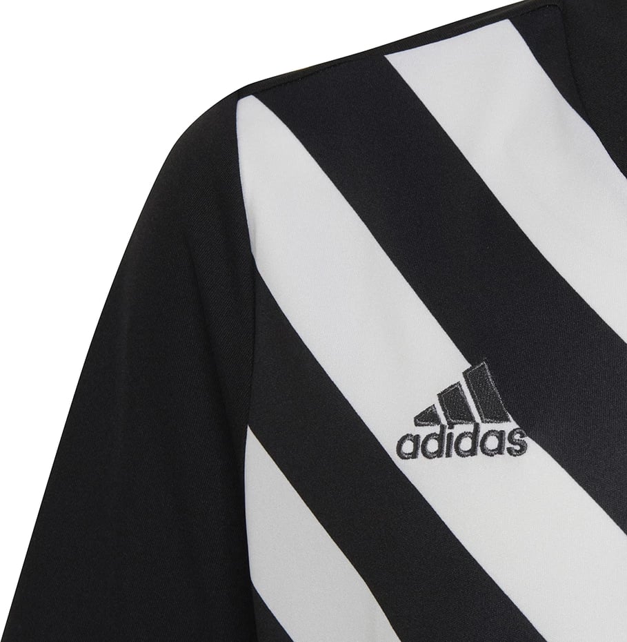 Maicë për fëmijë adidas, e zezë dhe e bardhë