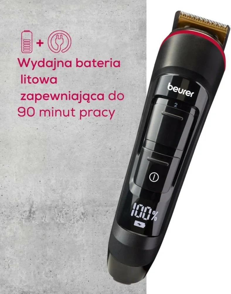 Makinë rroje Beurer MN4X për mjekër, e zezë