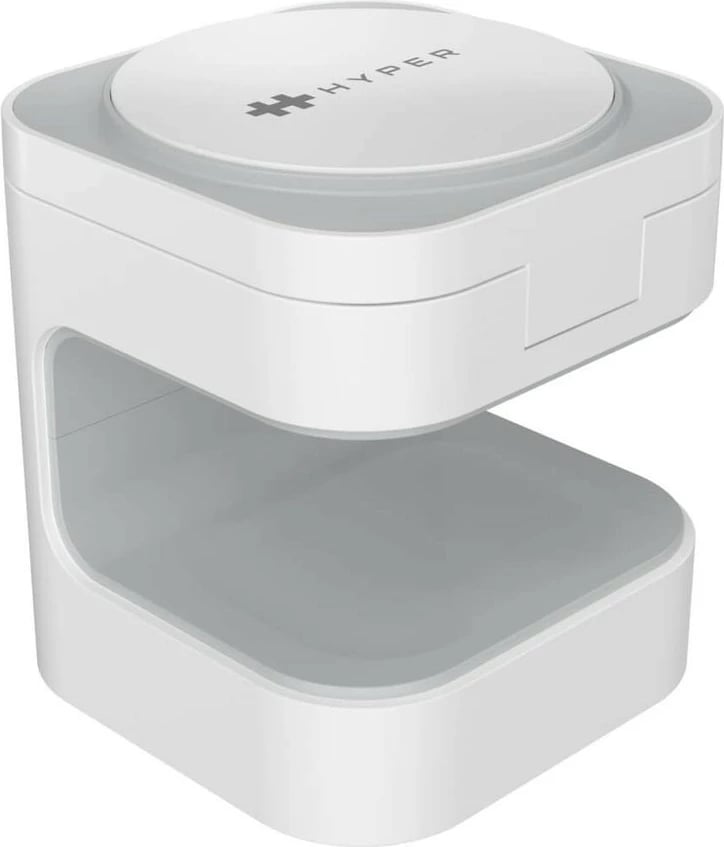 Karikues wireless Targus HyperJuice Qi2 3-in-1 Magnetic, 15W, 1m, i bardhë