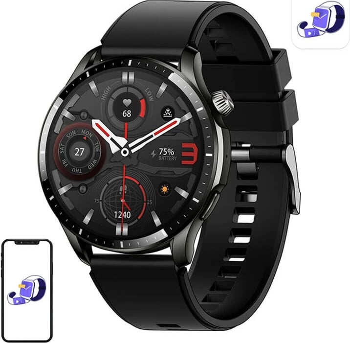 Smartwatch BlitzWolf BW-EP10, 1.45" IPS, GPS, 280 mAh, i zi