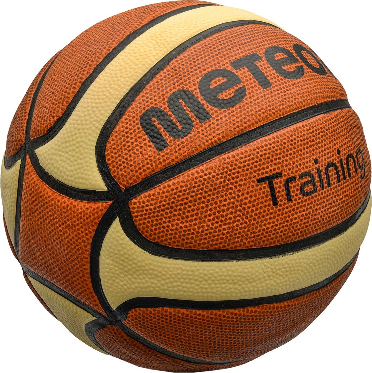 Top basketbolli për fëmijë Meteor, kafe-krem