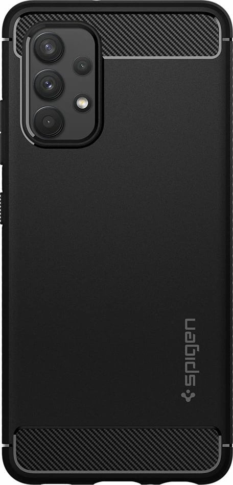 Mbështjellës Spigen Rugged Armor për Samsung Galaxy A52/A52s, Matte Black