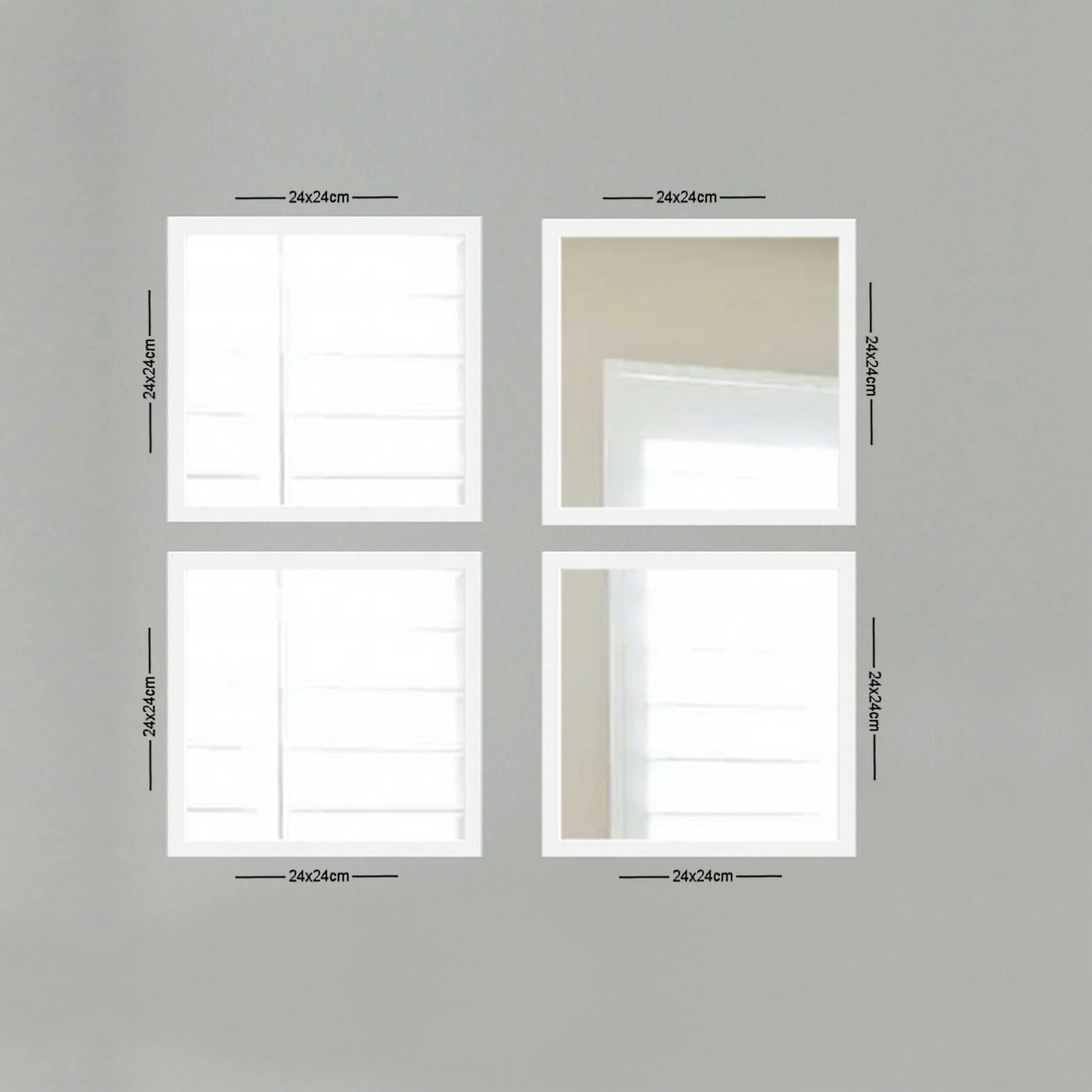 Set pasqyrash (4 copë), Wallity, SETAYNA_070