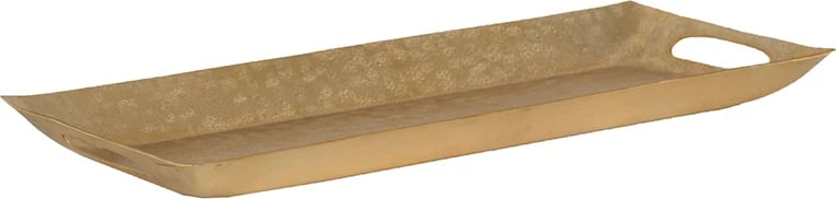 Tabaka dekorative OSCAR, alumin, ngjyrë shampanjë, 54x23x4cm Tabaka dekorative OSCAR, alumin, ngjyrë shampanjë, 54x23x4cm