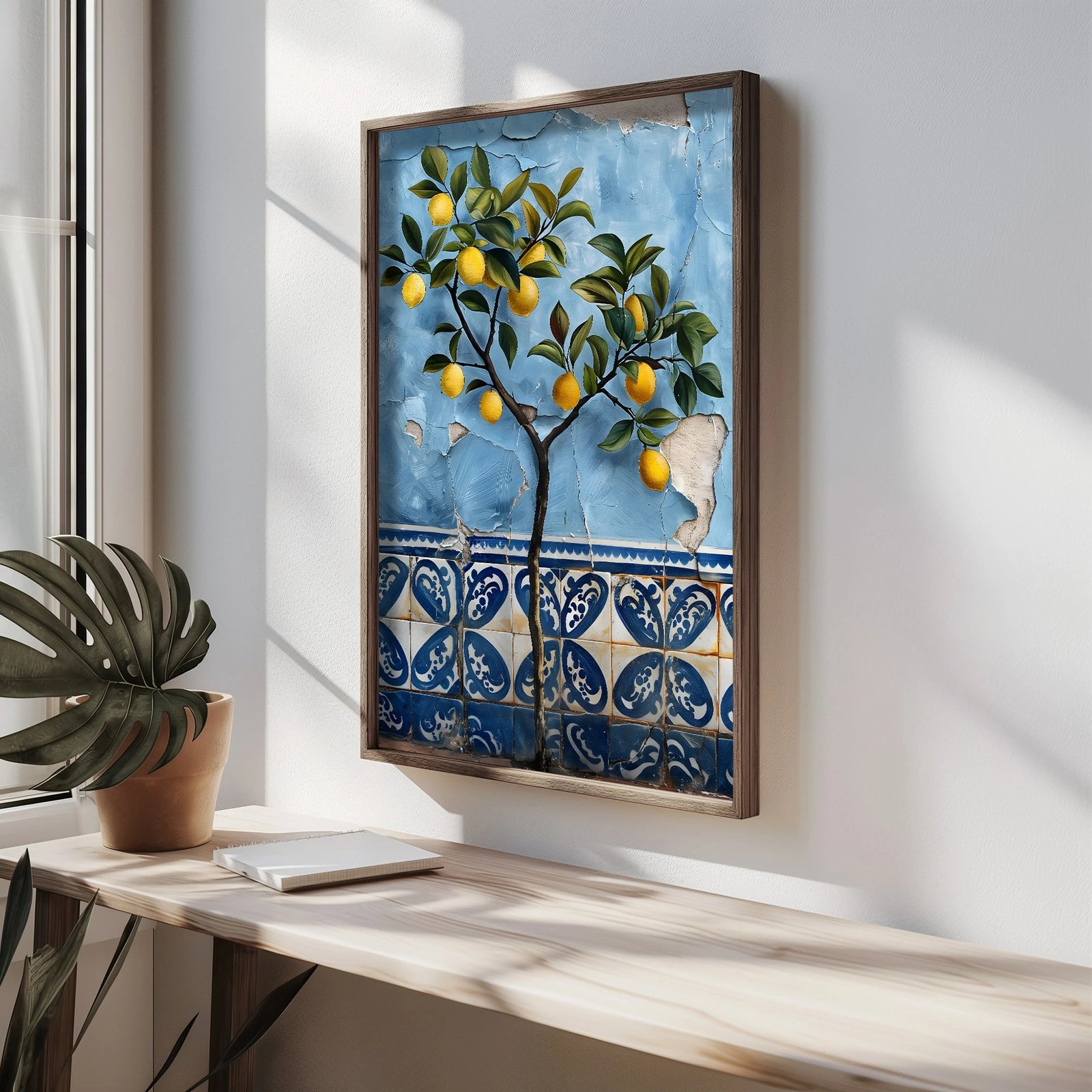 Pikturë dekorative me kornizë MDF, shumëngjyrëshe, Wallity HUM097, 50x70x3.5cm