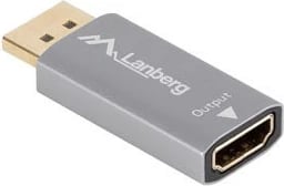 Adapter Lanberg AD-DP-HD-01 DisplayPort në HDMI, 4K, Argjend