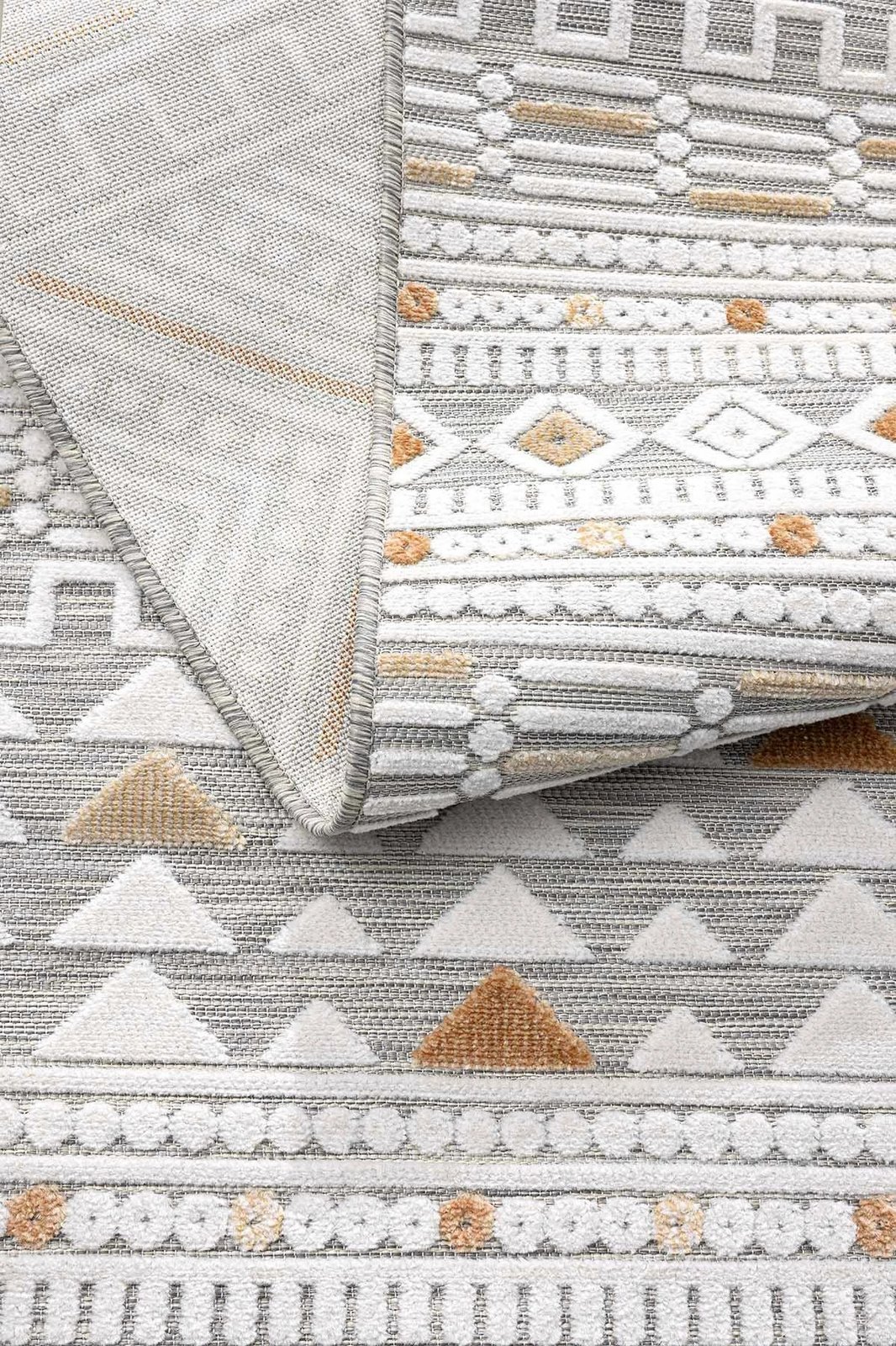 Qilim (50 x 80) Conceptum Hypnose, 65550A, ngjyrë rërë-krem, gri