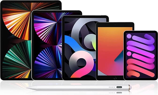 Stilolaps aktiv Joyroom JR-X9 për iPad, i bardhë