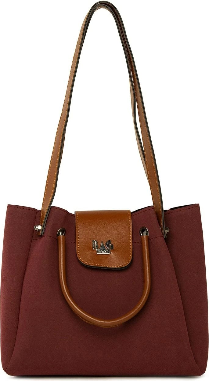 Çantë krahu Zoozie Bags, 7618 - 86573, ngjyrë e kuqe e errët