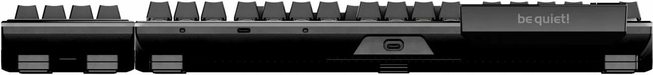 Tastierë mekanike be quiet! Dark Mount Silent Linear, RGB, full-size, me wrist rest, e zezë