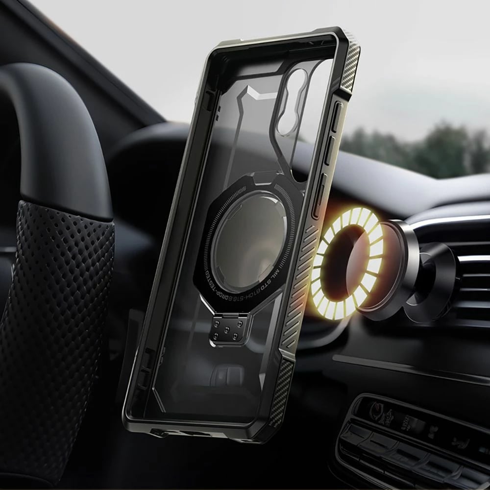 Mbështjellës Supcase UB Grip Mag për Samsung Galaxy S25 Ultra, i zi
