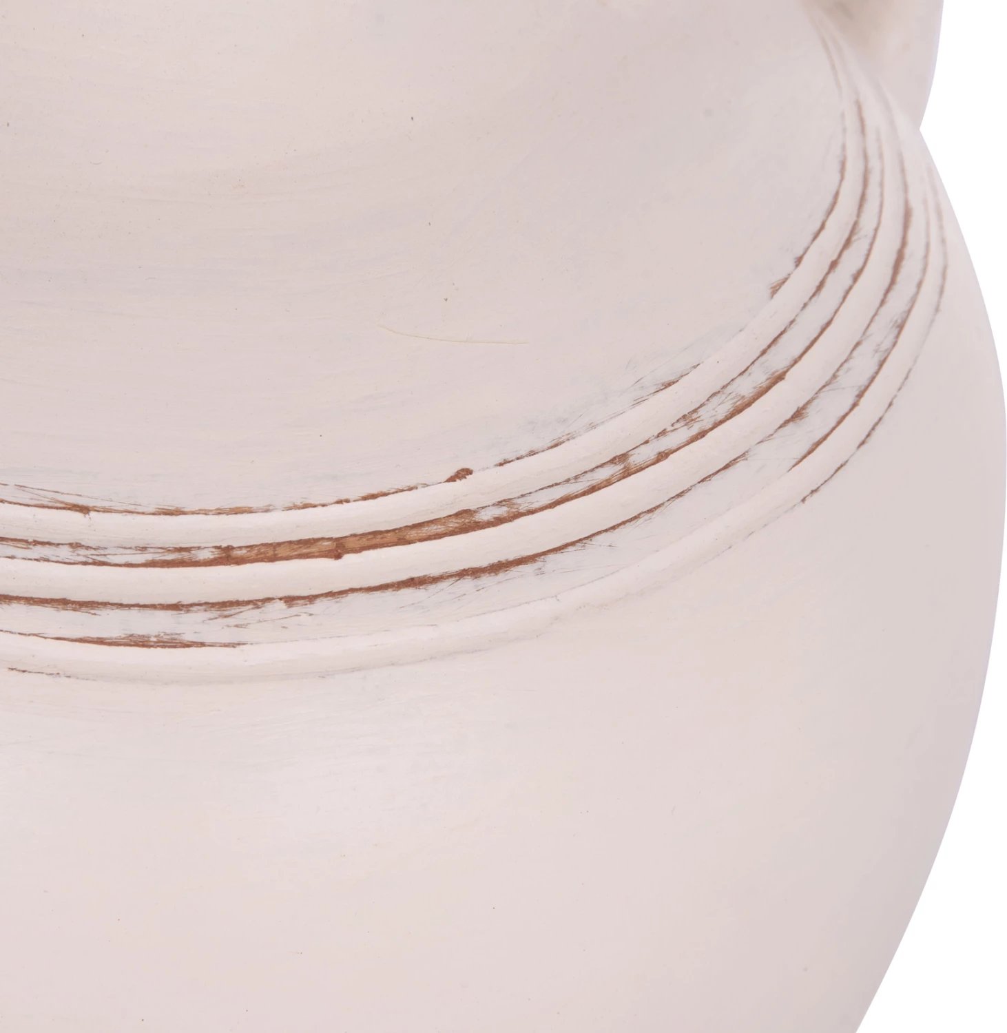 Vazo dekorative (amforë), terrakotë e bardhë, FEAX FH4676.02L, 35x35x58cm