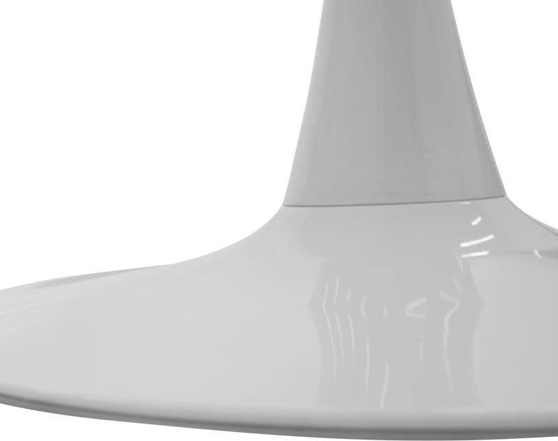 Set tavoline me karrige Julita-Balou, ngjyrë e bardhë, D100x75cm