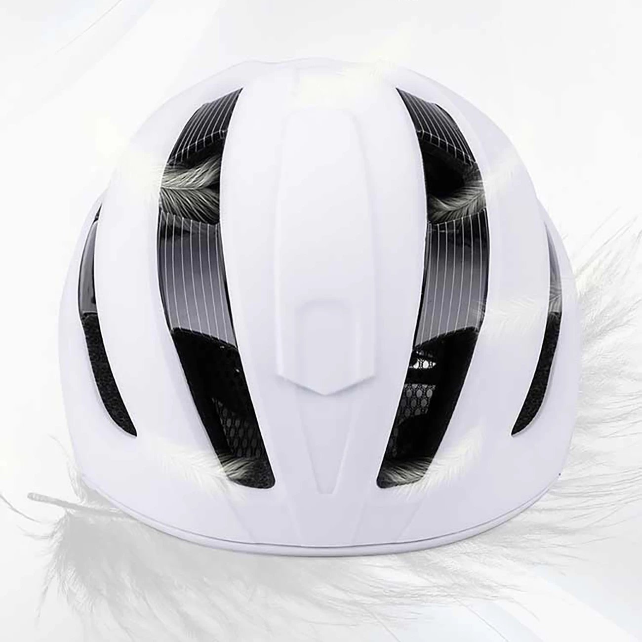 Helmetë biçiklete MTB, Wozinsky HT-001VCB, madhësi L (57-62 cm), e zezë dhe e bardhë