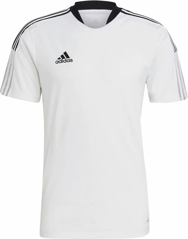 Fanellë stërvitore për meshkuj adidas Tiro 21, e bardhë
