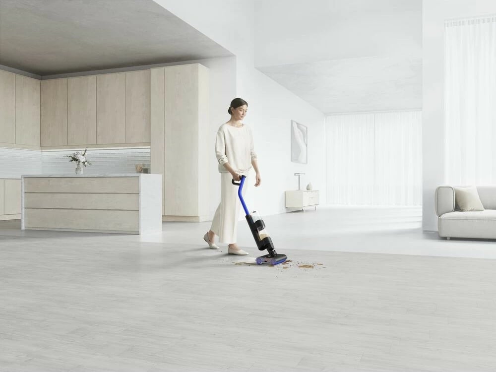 Fshesë me korrent Dyson Wash G1, Stick, Pa qese, 1 L, 0.8 L, E zezë, Blu