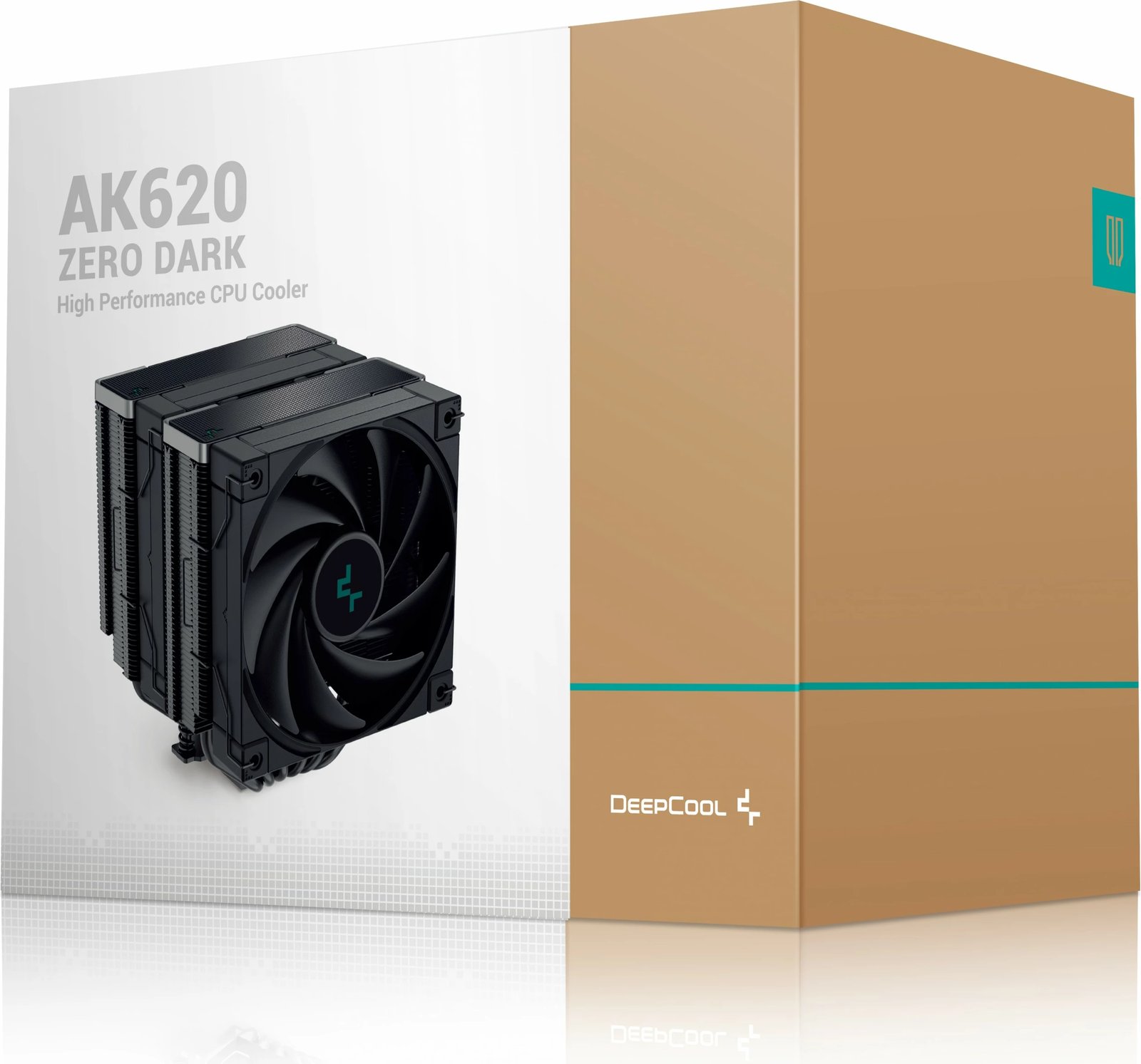 Ftohës ajri DeepCool AK620 ZERO DARK, 12 cm, 500-1850 RPM, i zi