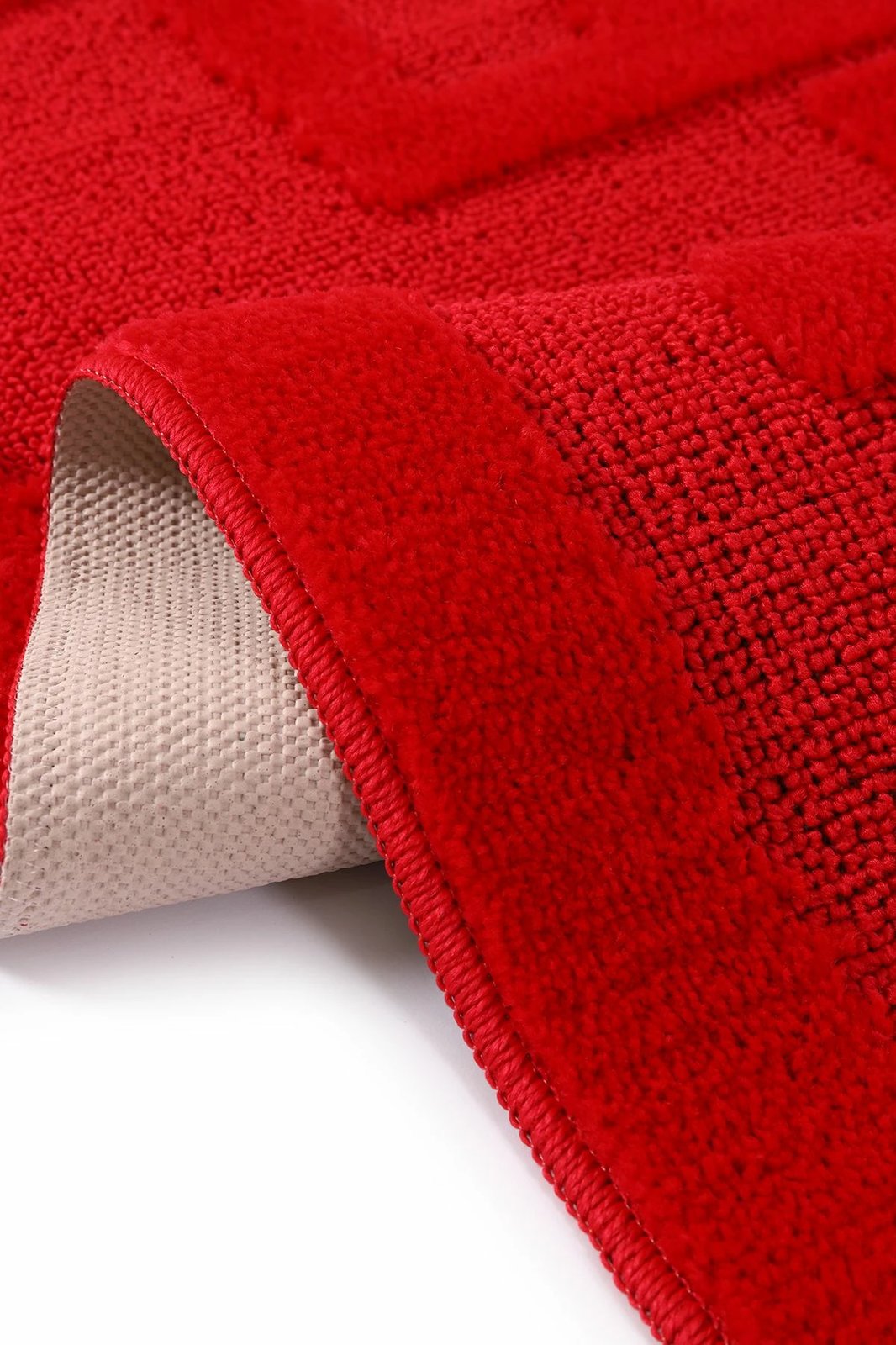 Tapet për banjo, i kuq, Mijolnir Smile, 60x100cm