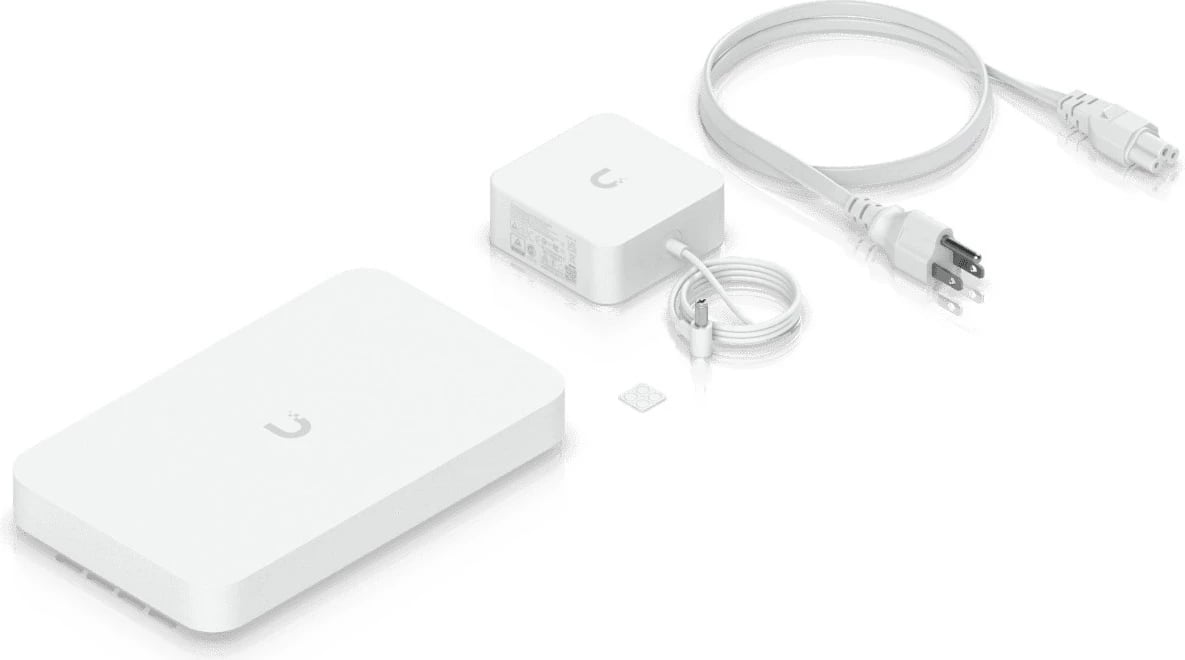 Gateway Ubiquiti UXG-Fiber, 2000 MB RAM, 10 Gbit/s, Bardhë