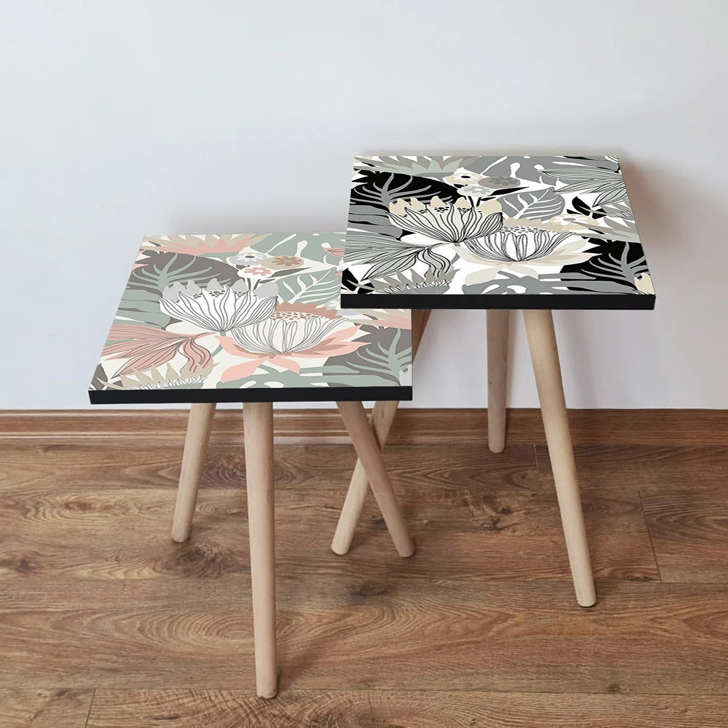 Set tavolina të mbivendosura, 2 copë, Skye Decor, shumëngjyrëshe, 2Shp472