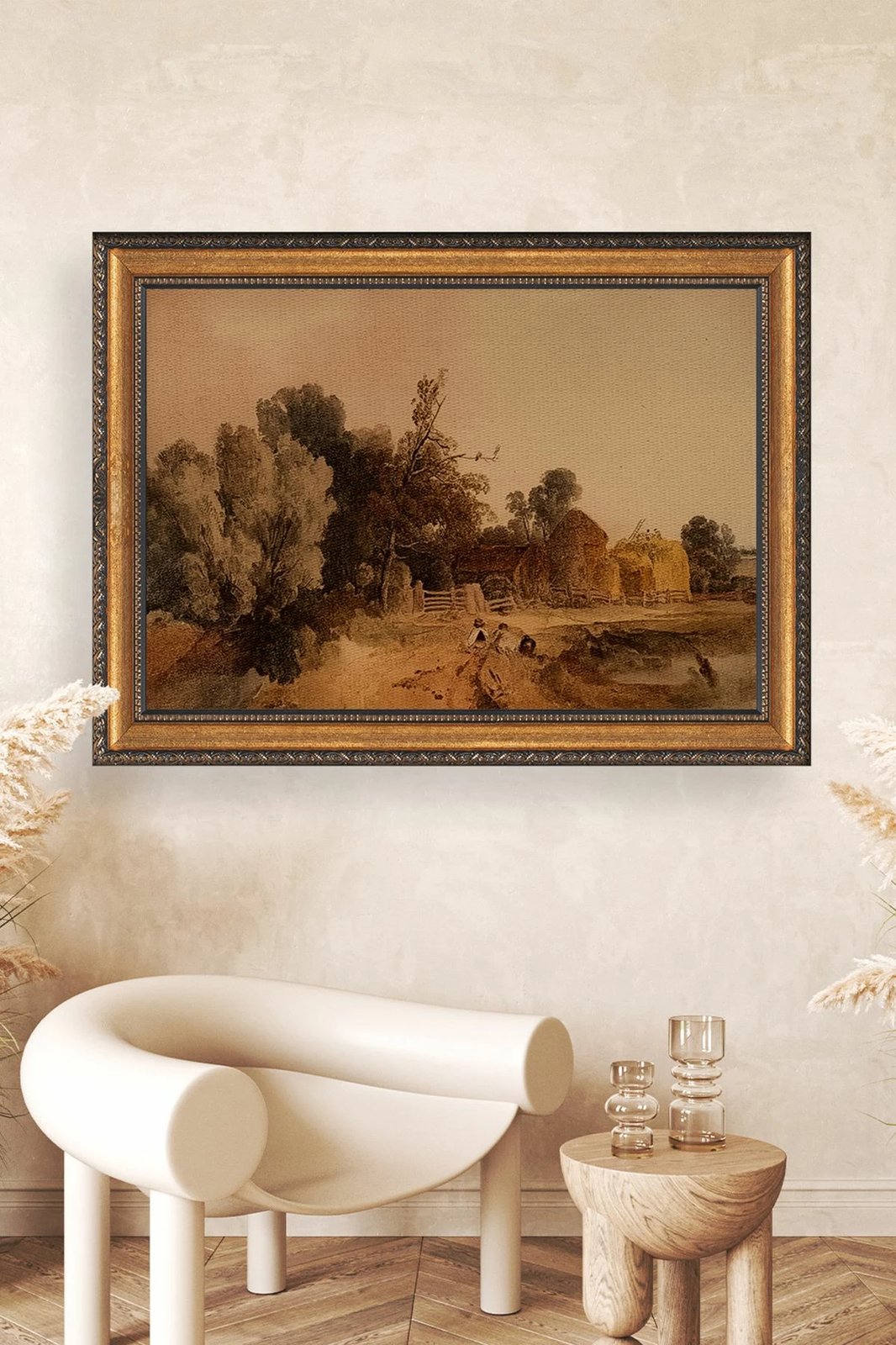 Pikturë dekorative në kanavacë me kornizë, Wallity, ATCRCVCNVSMDL58 - 40x60cm