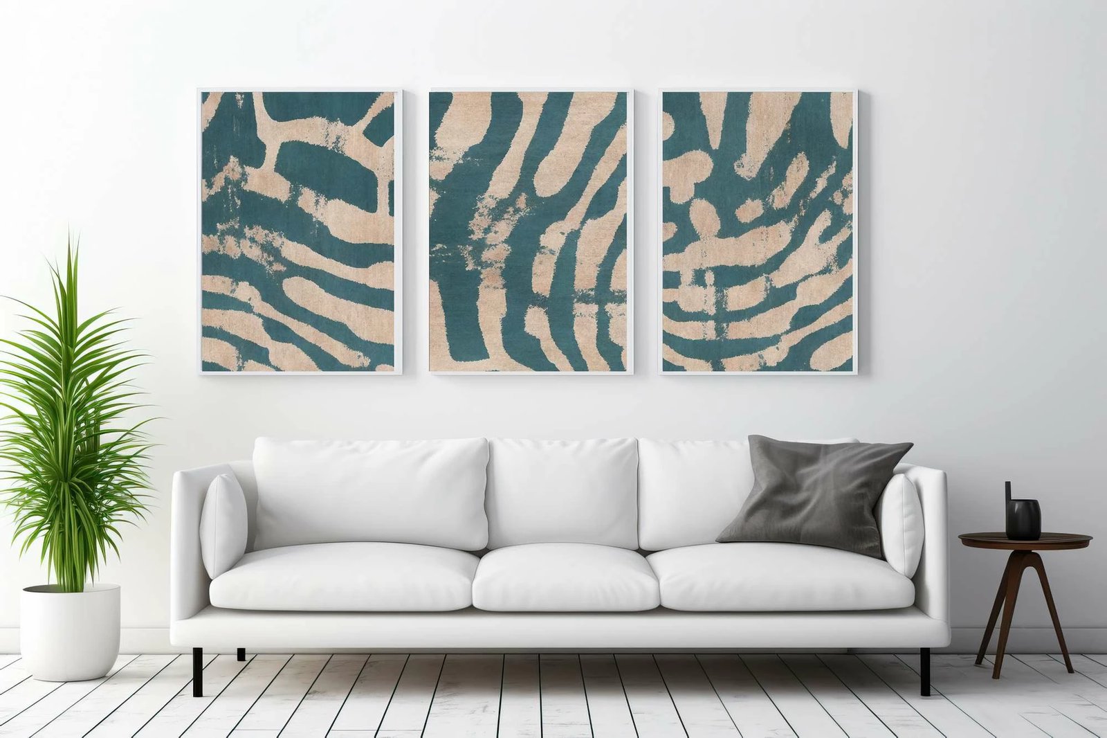 Pikturë dekorative me kornizë MDF (3 pjesë), Wallity, Mp3-00111, 30x40cm