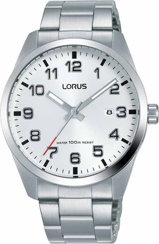 Orë dore LORUS RH977JX5 për meshkuj, argjendtë