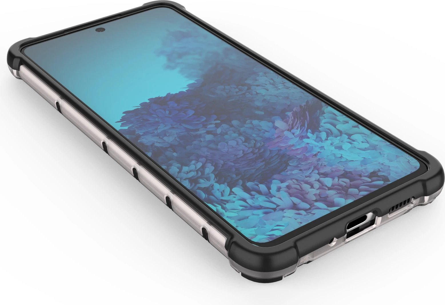 Mbështjellës Hurtel Honeycomb për Samsung Galaxy A73, i zi
