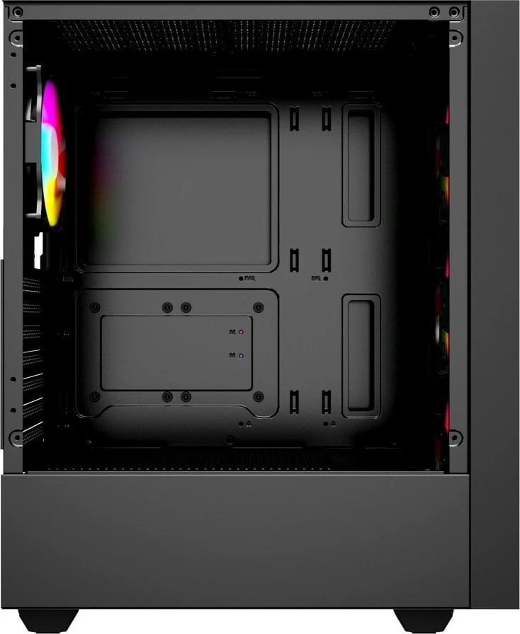 Kasë Gembird Fornax 4000 ARGB, Midi Tower, ATX, ITX, Micro ATX, e zezë