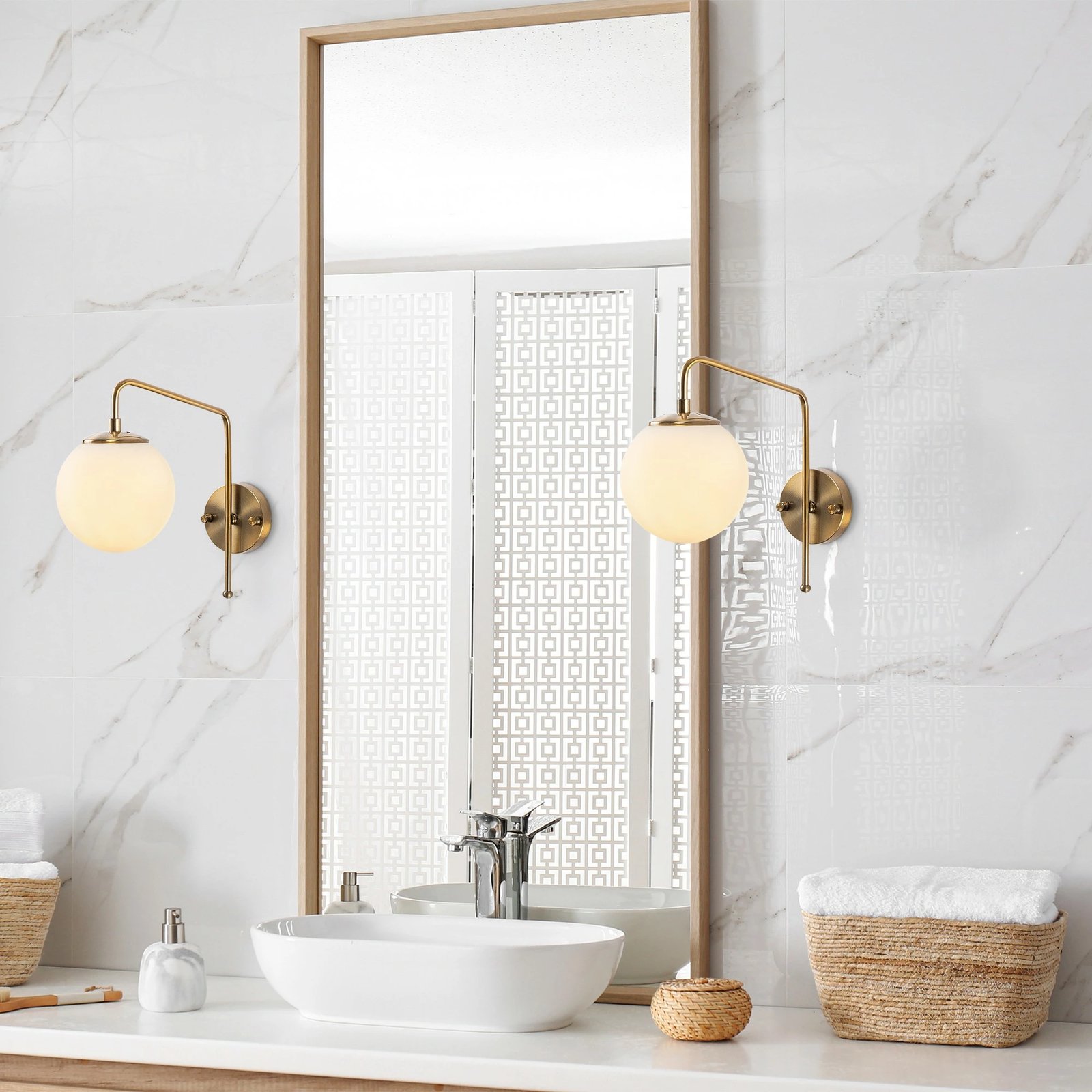 Llambë muri Opviq, Viran - 10945, ngjyrë vintage