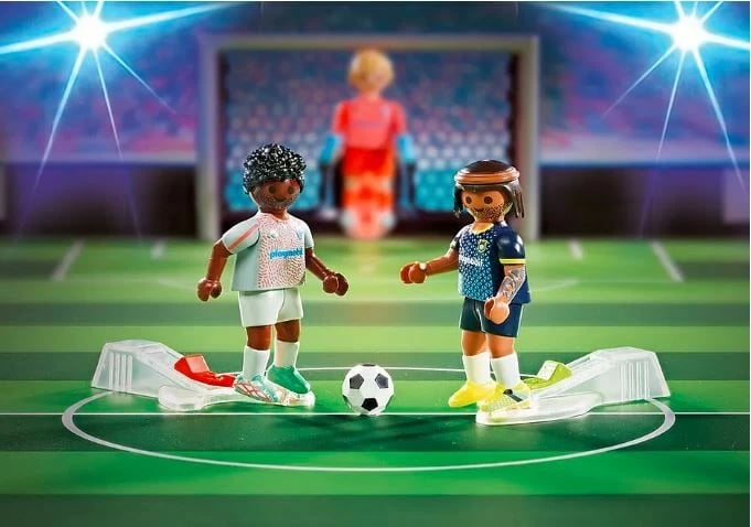 Set figurina sportive Playmobil 71120 Football Stadium, 63 pjesë