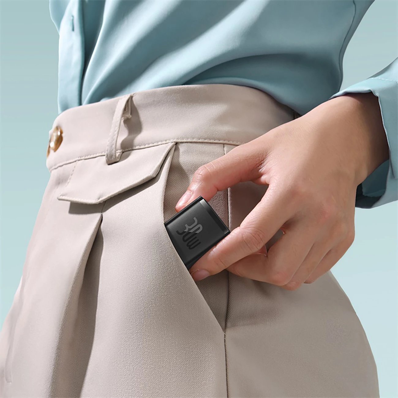 Karikues muri Baseus Cube Pro 30W, USB-C, i zi