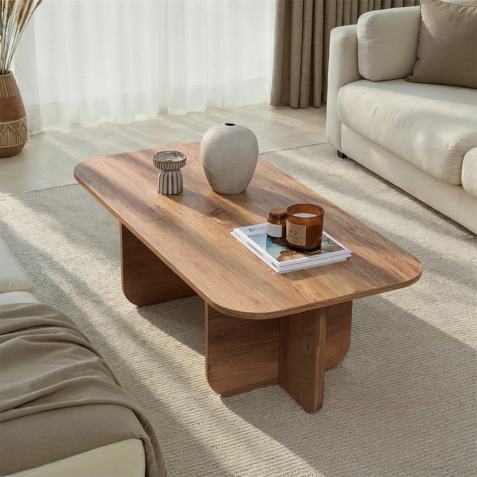 Tavolinë kafeje Nordure, Akira, ngjyrë Atlantic Pine