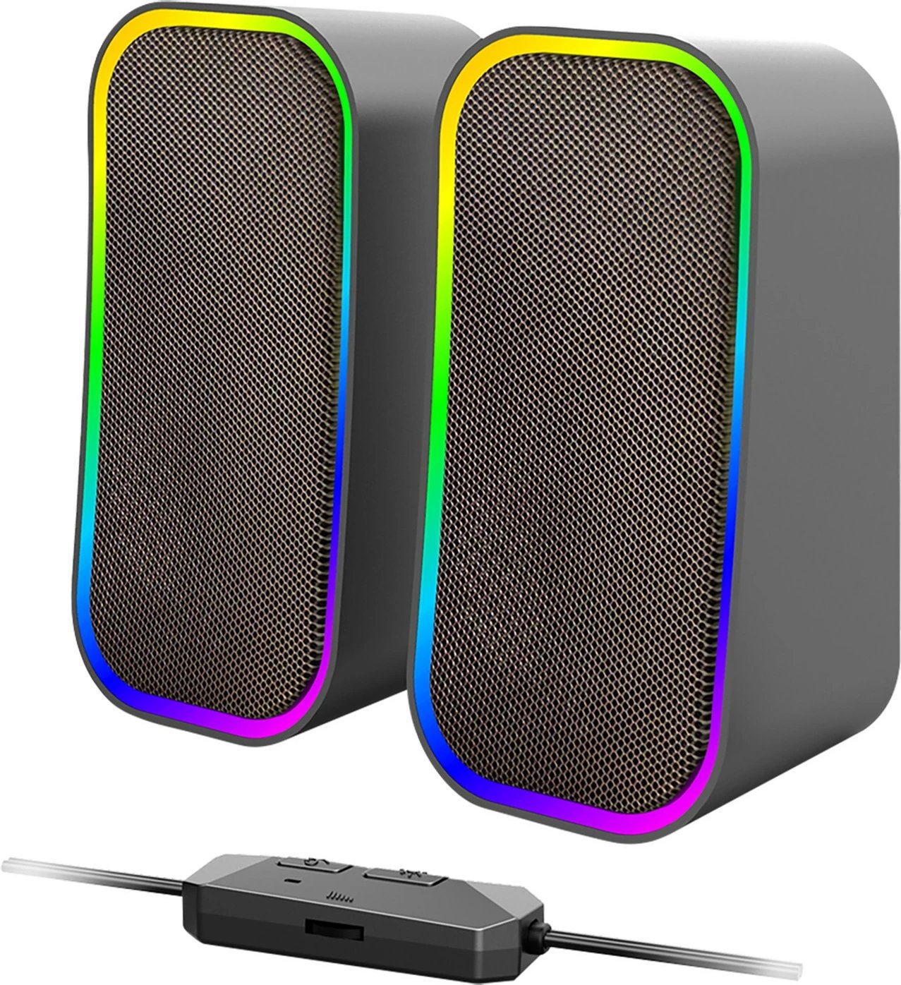 Bokse Speedlink TOKEN RGB, 2.0 kanale, Wired & Wireless, 6 W, Ngjyrë e zezë